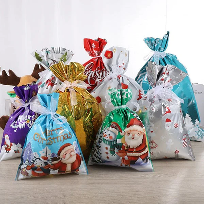 Hollira Christmas Drawstring Gift Bags